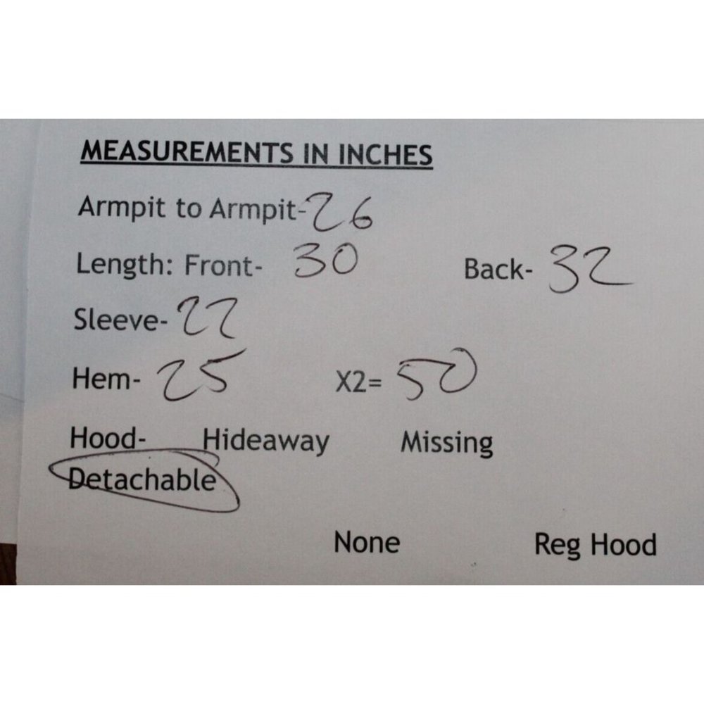 Vintage LL Bean Green Nylon Lined Zip Snaps Insulated Hooded Jacket Size L - Picture 9 of 9